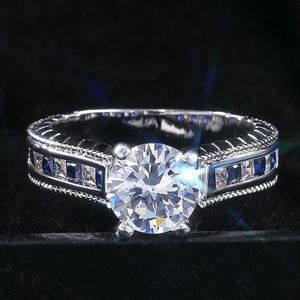 NEW 925 Elegant White Sapphire Round Shape…